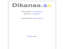 Tablet Screenshot of dikanas.se